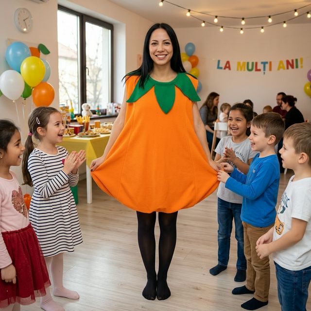 Pictură pe față plină de culori
